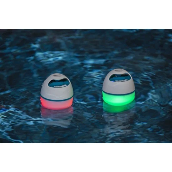 Bestway musicwave floating led bluetooth speaker (contents:1 musicwave floating led bluetooth speaker)